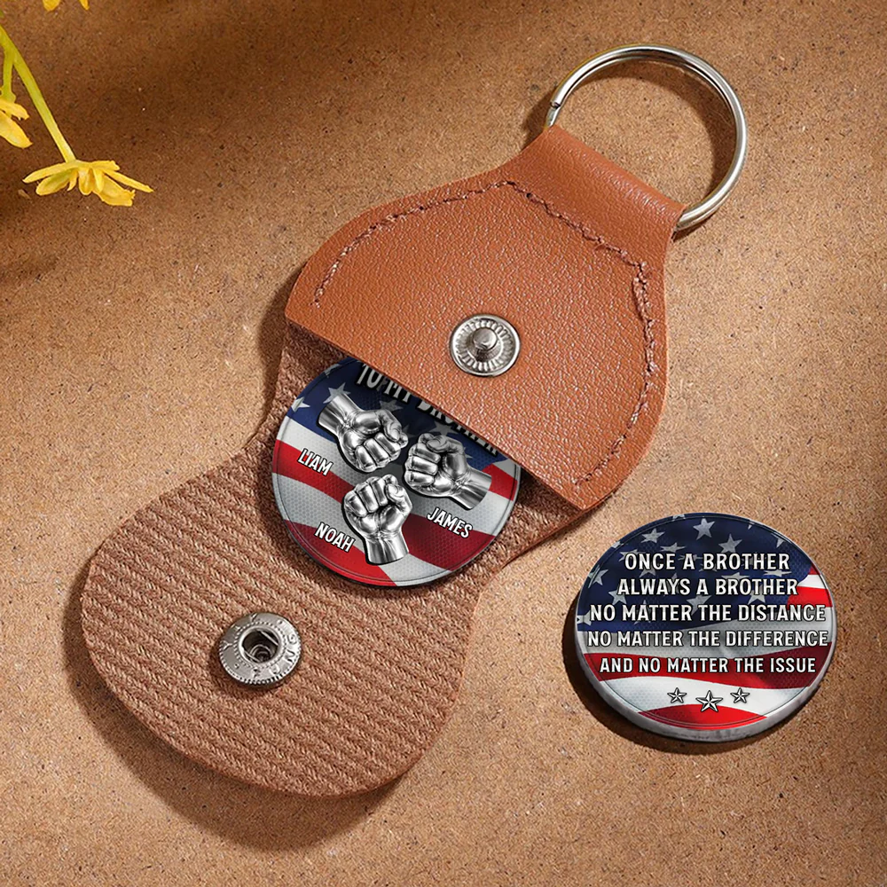 To My Brother Personalized Pocket Hug – Custom Name American Flag Pocket Hug TH10 169049 - Image 5