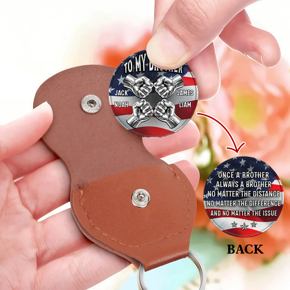 To My Brother Personalized Pocket Hug – Custom Name American Flag Pocket Hug TH10 169049 - Image 6