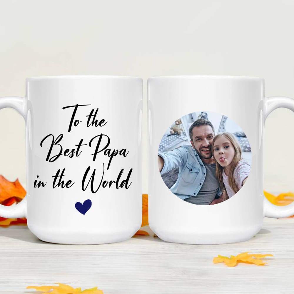 To the Best Papa In The World Coffee Mug, Father's Day Gift HN590 - Image 4