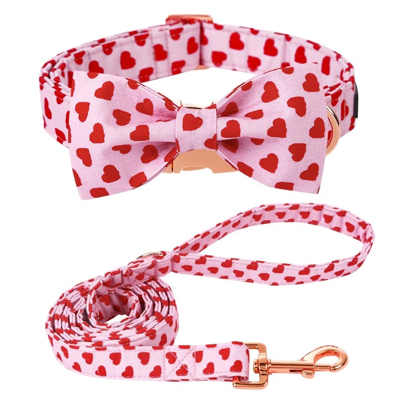 Unique Style Pink Valentine Dog Collar - Image 11