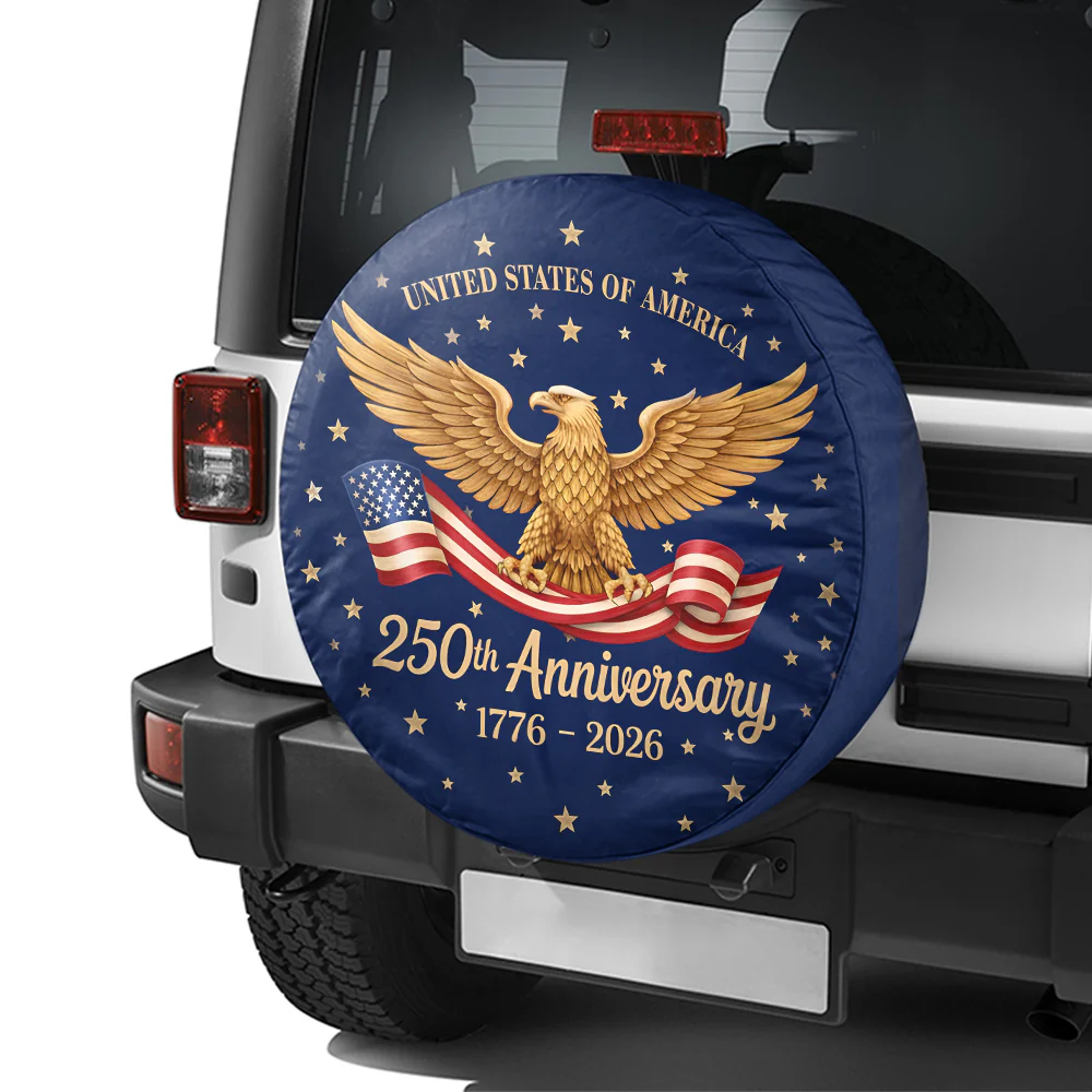 United States 250th Anniversary Tire Cover Gift for Family HA75 898958 - Image 6