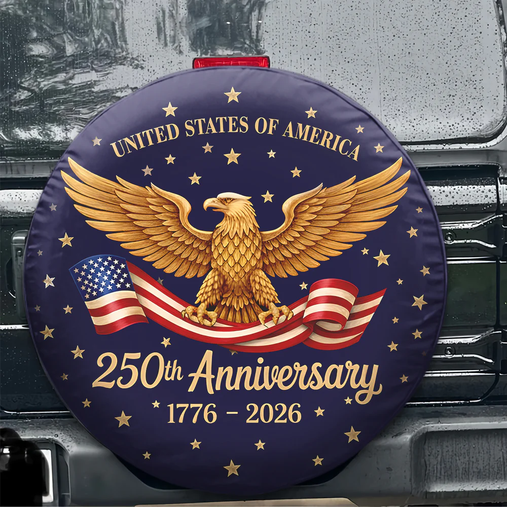 United States 250th Anniversary Tire Cover Gift for Family HA75 898958 - Image 7
