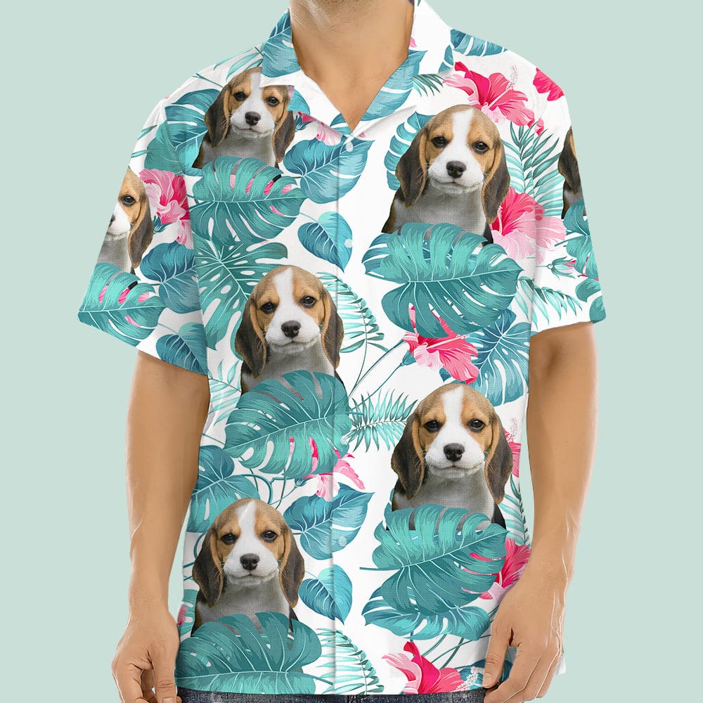 Upload Photo Portrait Dog Hawaiian Shirt N369 888280 120728 - Image 2