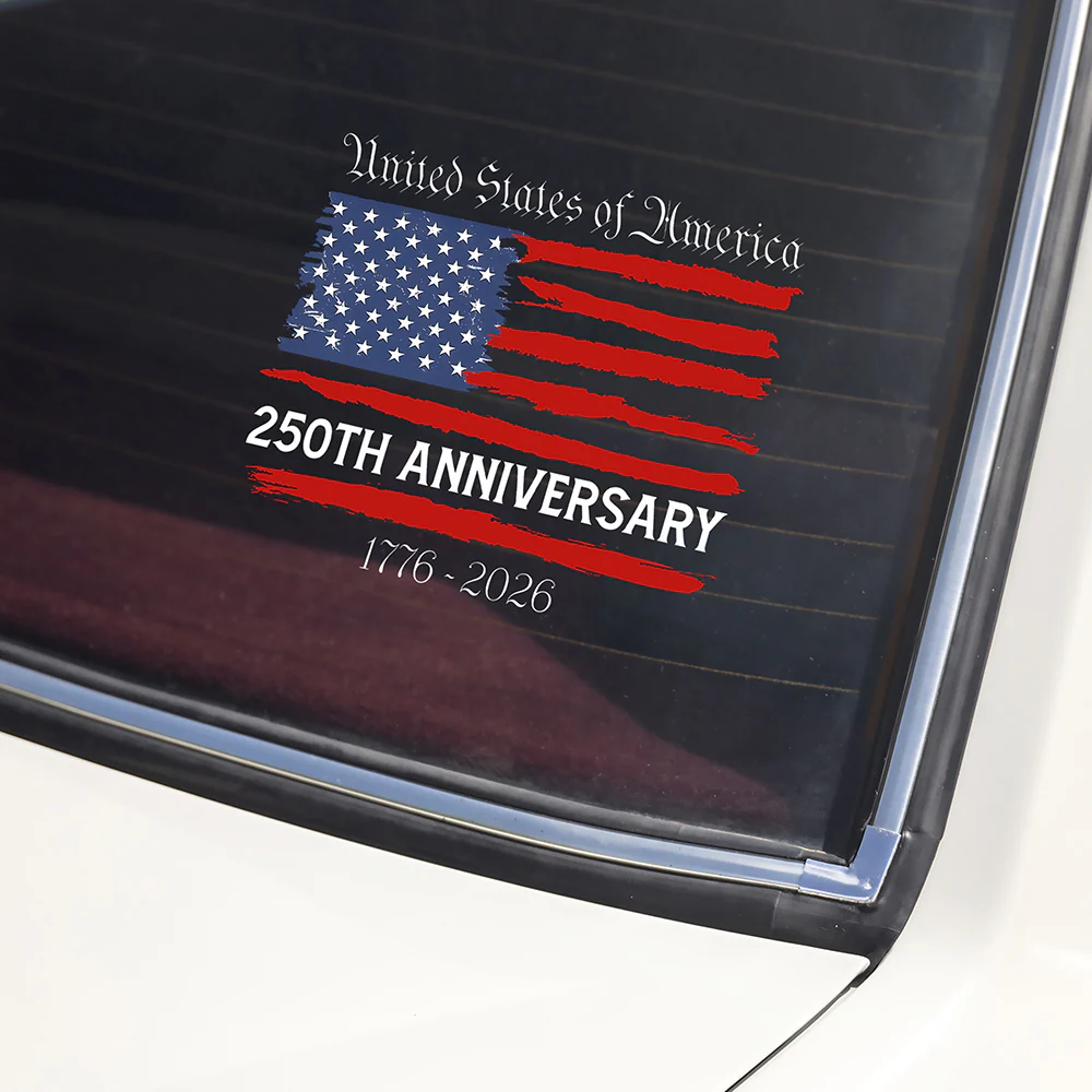 USA 250th Anniversary Car Window Decal Sticker TH10 898345 - Image 5