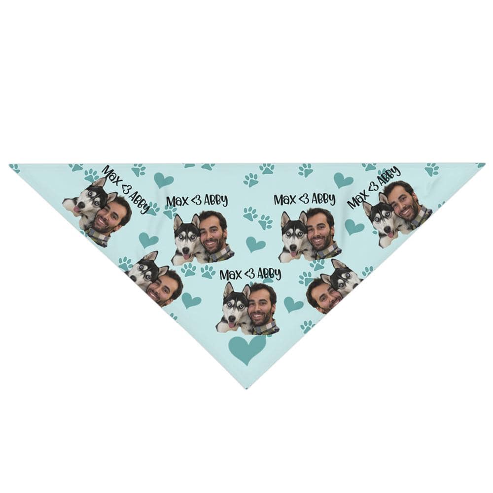Custom Face And Name Dog Bandana - Image 3