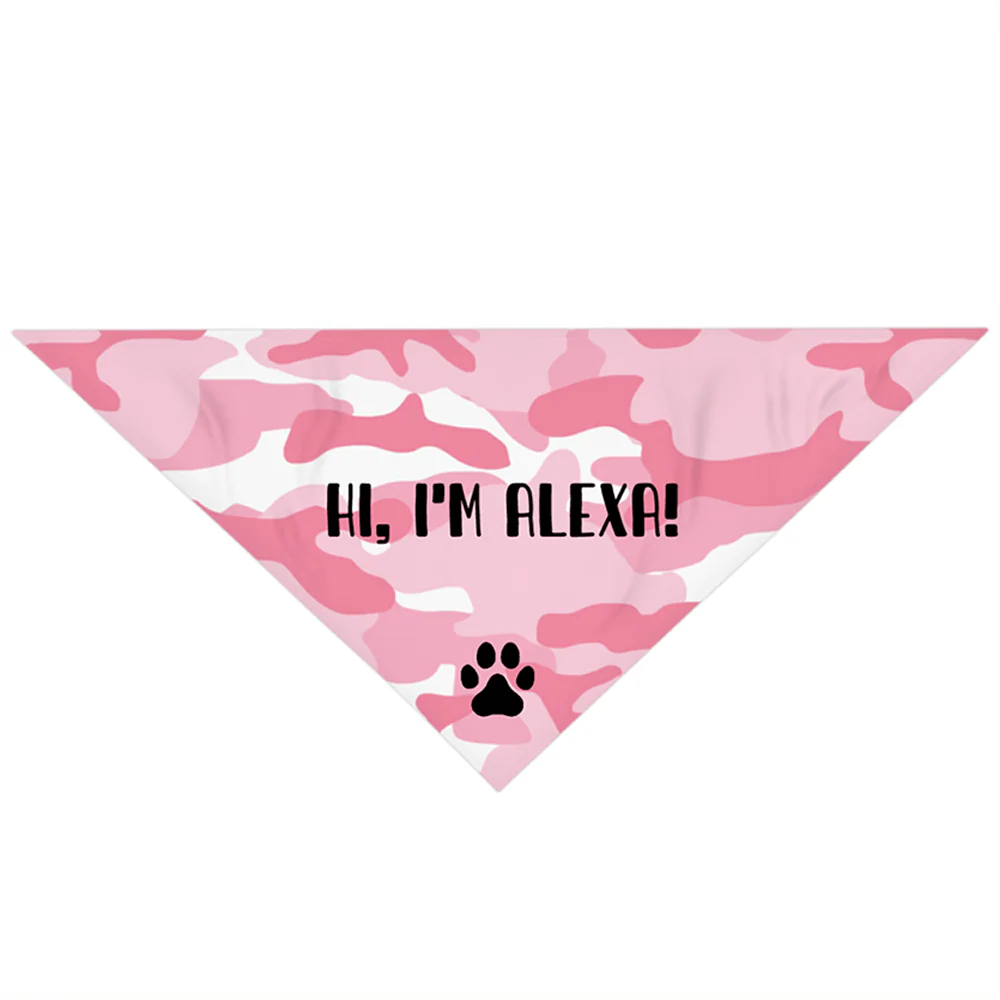 Custom Text Dog Bandana - Image 5