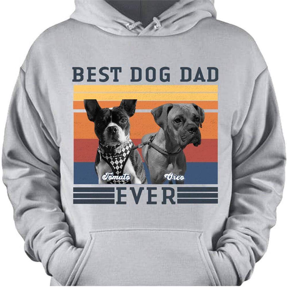 Best Dog Dad Ever Bright Dog Photo Shirt 890701 - Image 5