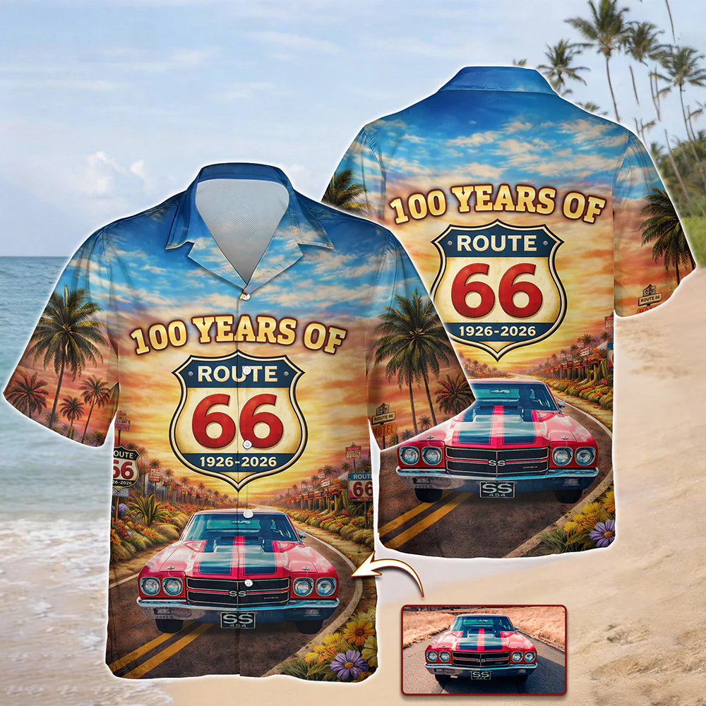 100 Years of Route 66 Mother of Road Hawaii Shirt Car Lovers Gift CH07 910512 - Image 3