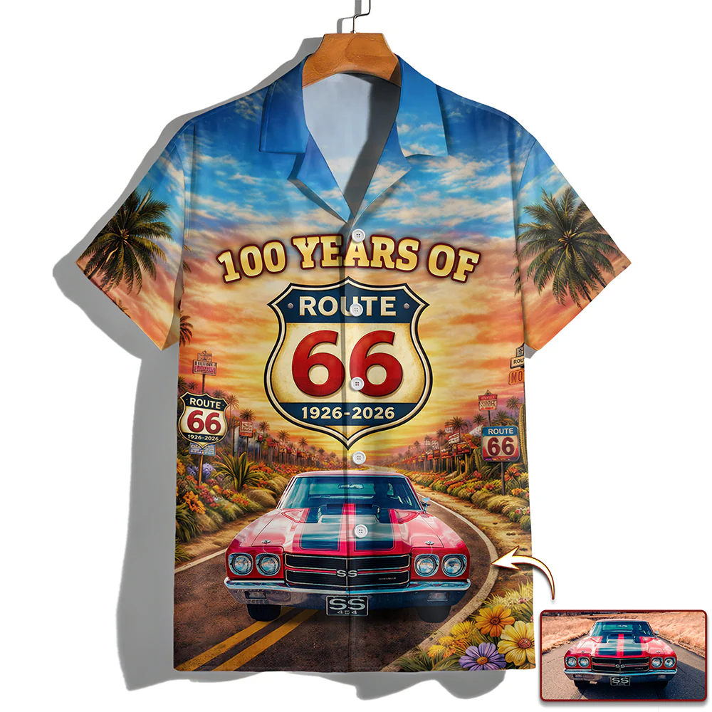100 Years of Route 66 Mother of Road Hawaii Shirt Car Lovers Gift CH07 910512 - Image 7