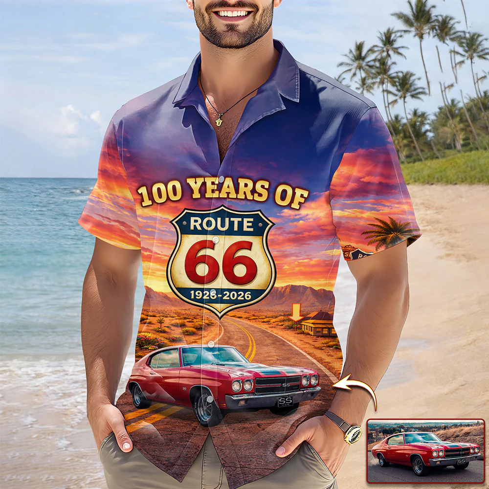 100 Years of Route 66 Mother of Road Hawaii Shirt Car Lovers Gift CH07 910512 - Image 8