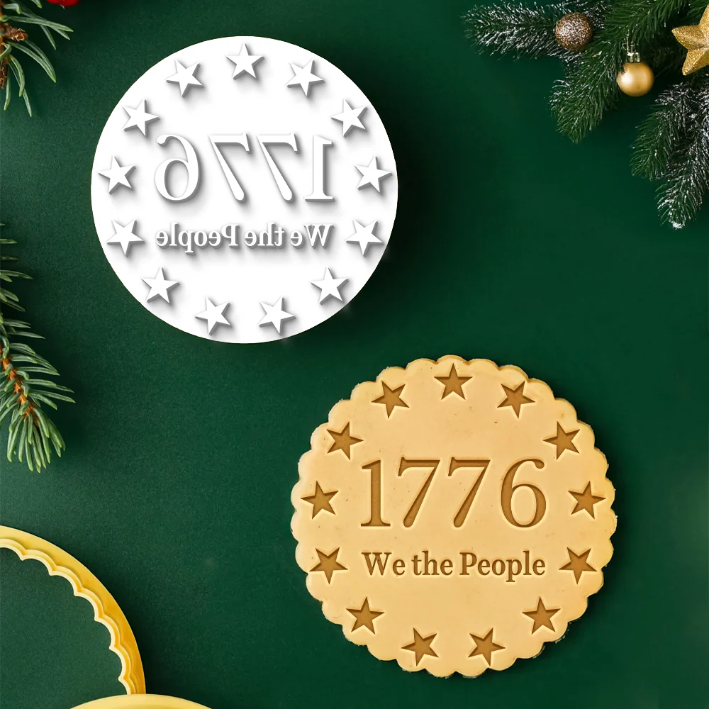 1776 We The People Cookie Stamp Patriotic USA 250 America Cookie Stamp CH07 910176 - Image 4