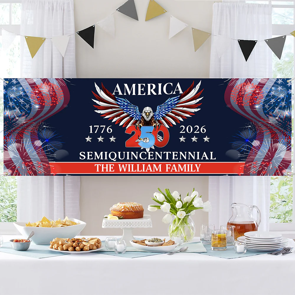 250 Years America Semiquincentennial Banner America 250th Anniversary Gift CH07 899682 - Image 2