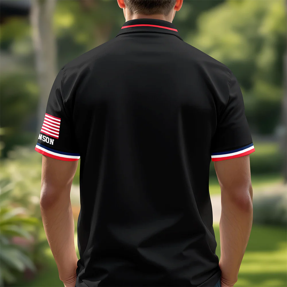 250 Years of Freedom America Anniversary Polo Shirt CH07 910446 - Image 6