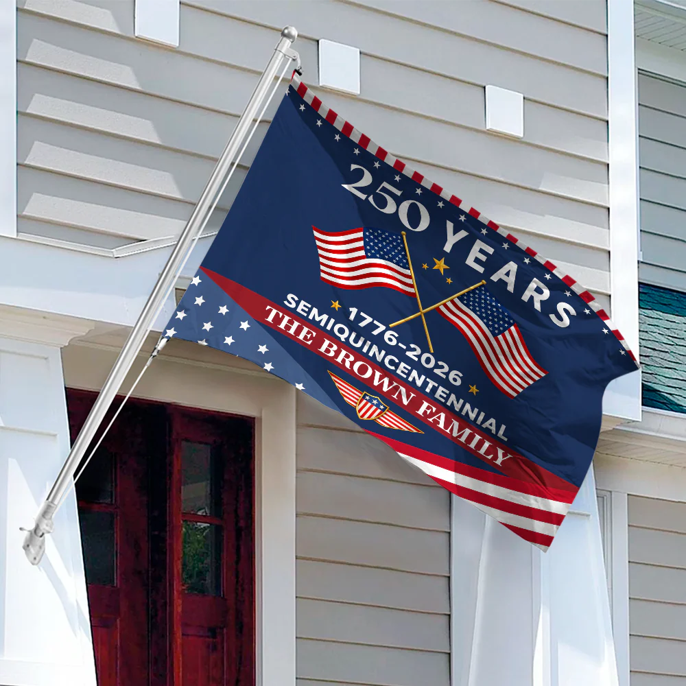250 Years Semiquincentennial 1776-2026 America House Flag CH07 910184 - Image 5