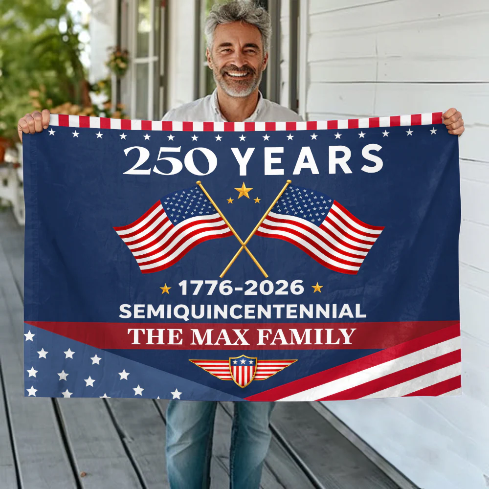 250 Years Semiquincentennial 1776-2026 America House Flag CH07 910184 - Image 7