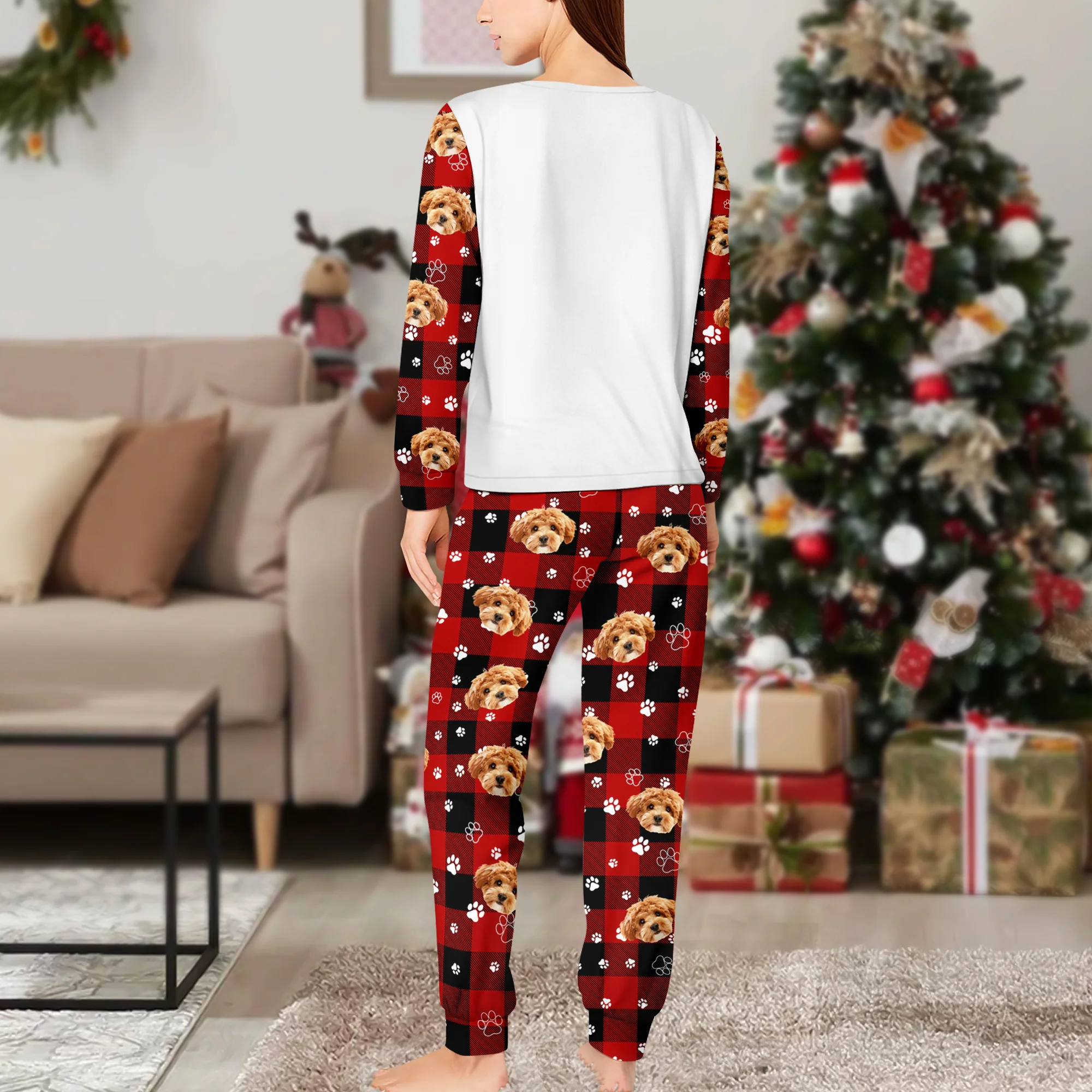 Admit it Life Would be Boring Without Me Custom Dog Photo Christmas Sleepwear CH07 899022 - Image 6