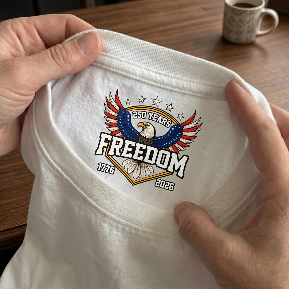 250 Years of Freedom 1776–2026 Anniversary Neck Print Shirt Patriotic Gift CH07 910920 - Image 4