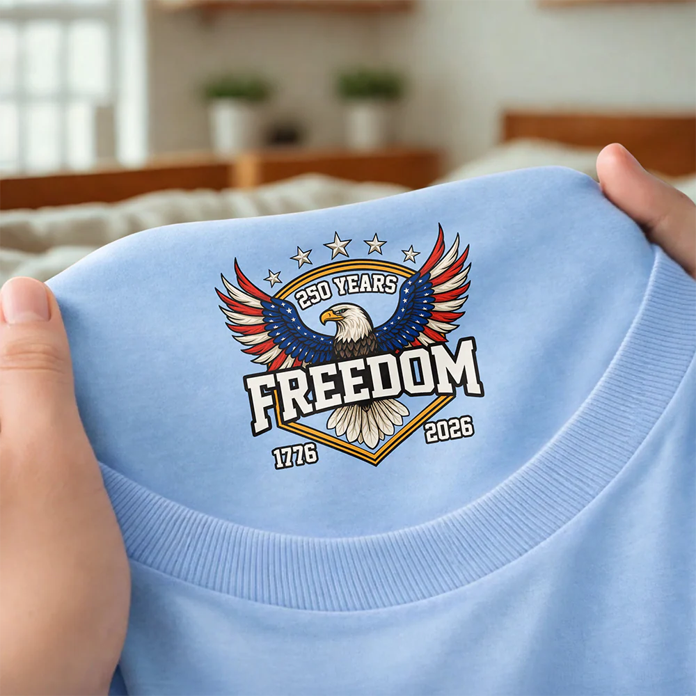 250 Years of Freedom 1776–2026 Anniversary Neck Print Shirt Patriotic Gift CH07 910920 - Image 8