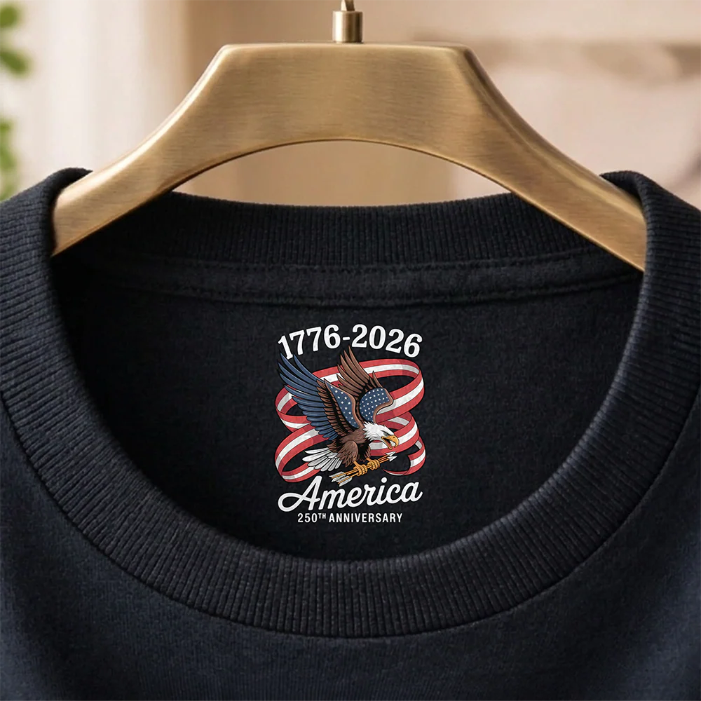 America 250Th Anniversary 1776-2026 Eagle Us Flag Back Neck Shirt CH07 910922 - Image 7