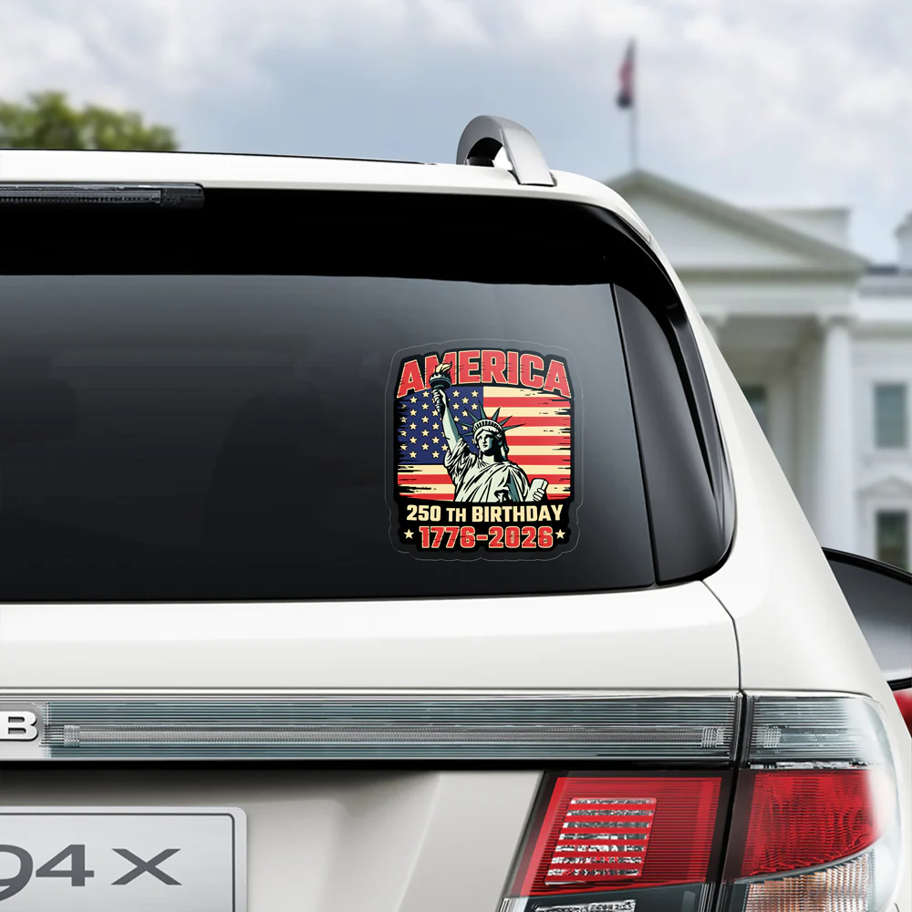 America 250th Birthday 1776 -2026 Car Window Decal Sticker CH07 910154 - Image 3