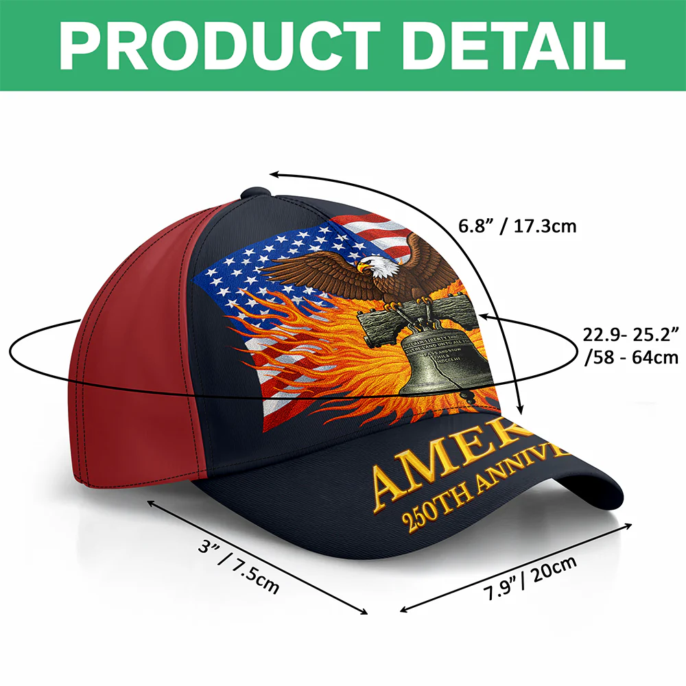 Celebrate America 250th Anniversary United States Classic Cap CH07 899178 - Image 7
