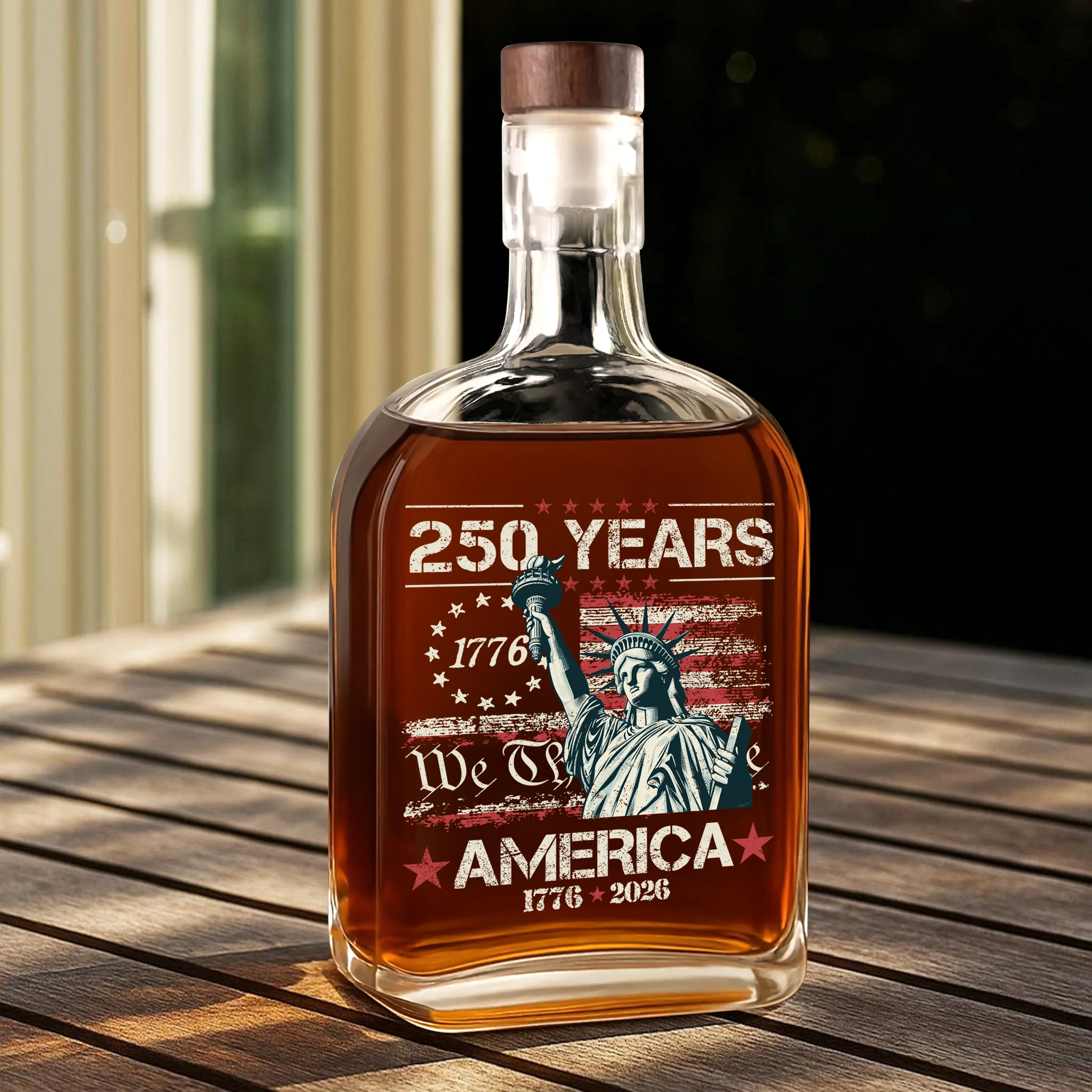 Celebrate Our America 250th Anniversary We The People Whiskey Bottle CH07 896716 - Image 3