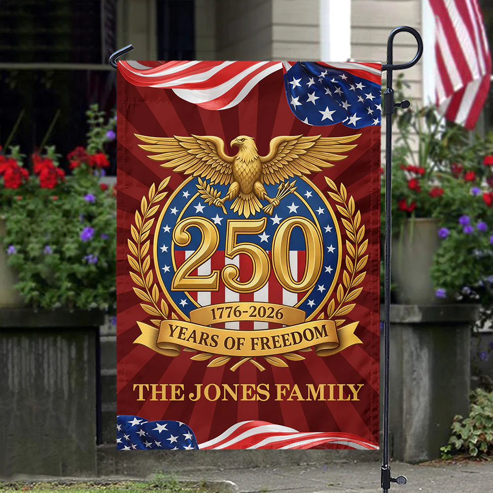 Celebrating 250 Years of Freedom Garden Flag USA 250th Anniversary Decor CH07 910718 - Image 5