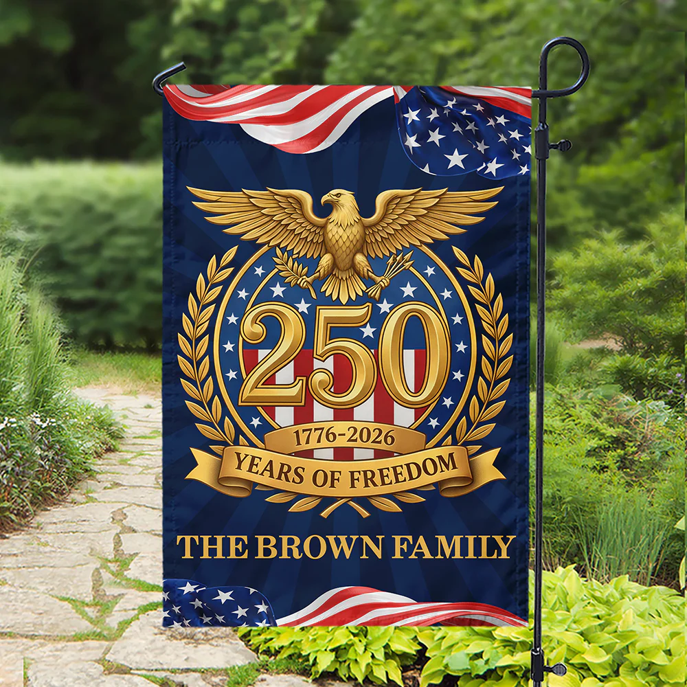 Celebrating 250 Years of Freedom Garden Flag USA 250th Anniversary Decor CH07 910718 - Image 7