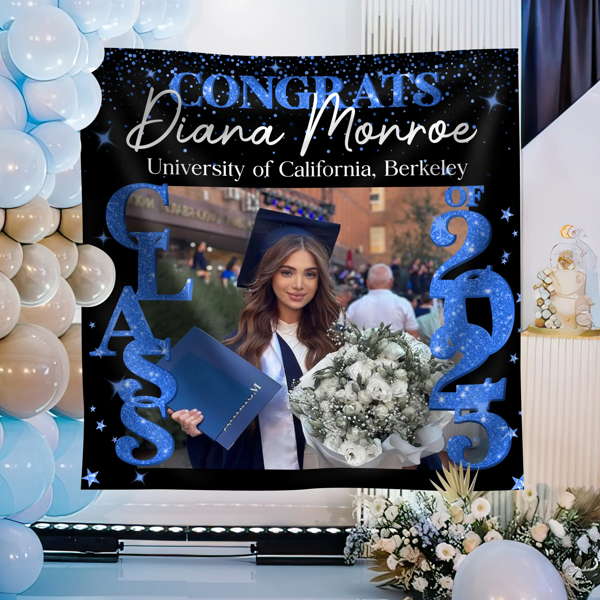 Custom Photo Class of 2026 Personalized Graduation Backdrop Graduation Party Gift CH07 895262 - Image 6