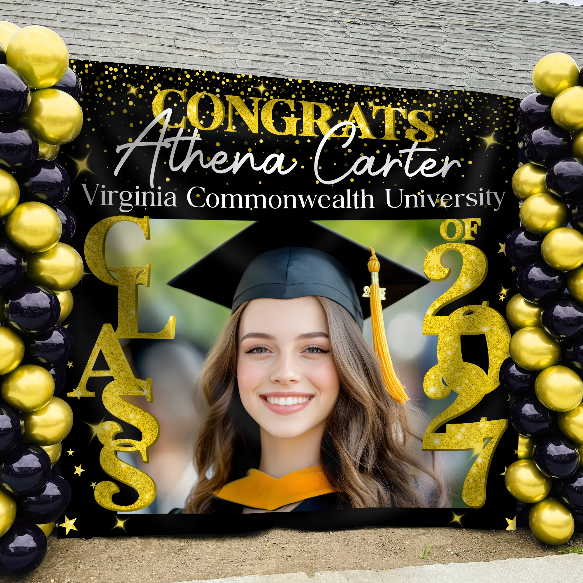 Custom Photo Class of 2026 Personalized Graduation Backdrop Graduation Party Gift CH07 895262 - Image 8