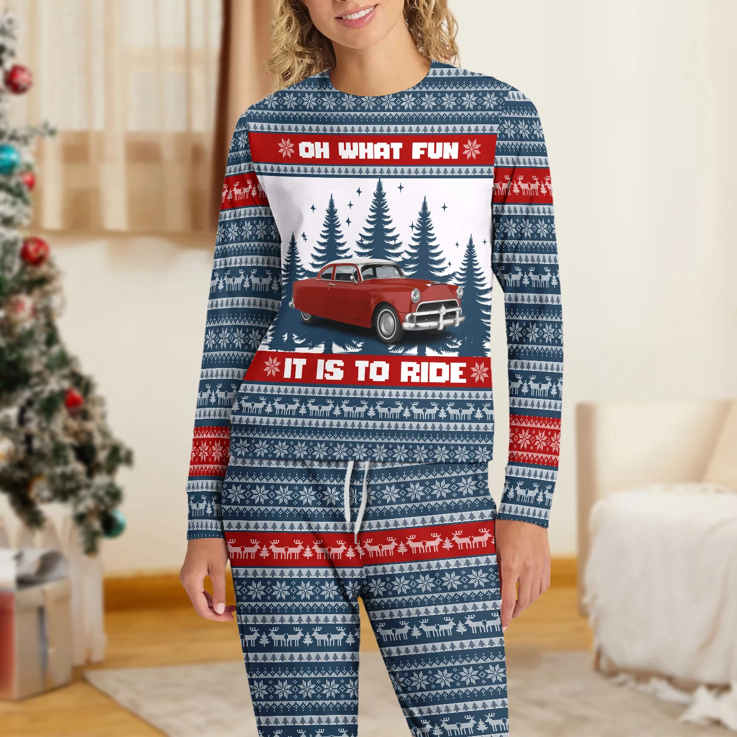 Custom Car Photo Oh What Fun It Is To Ride Sleepwear For Men, Car Lovers CH07 895624 - Image 5