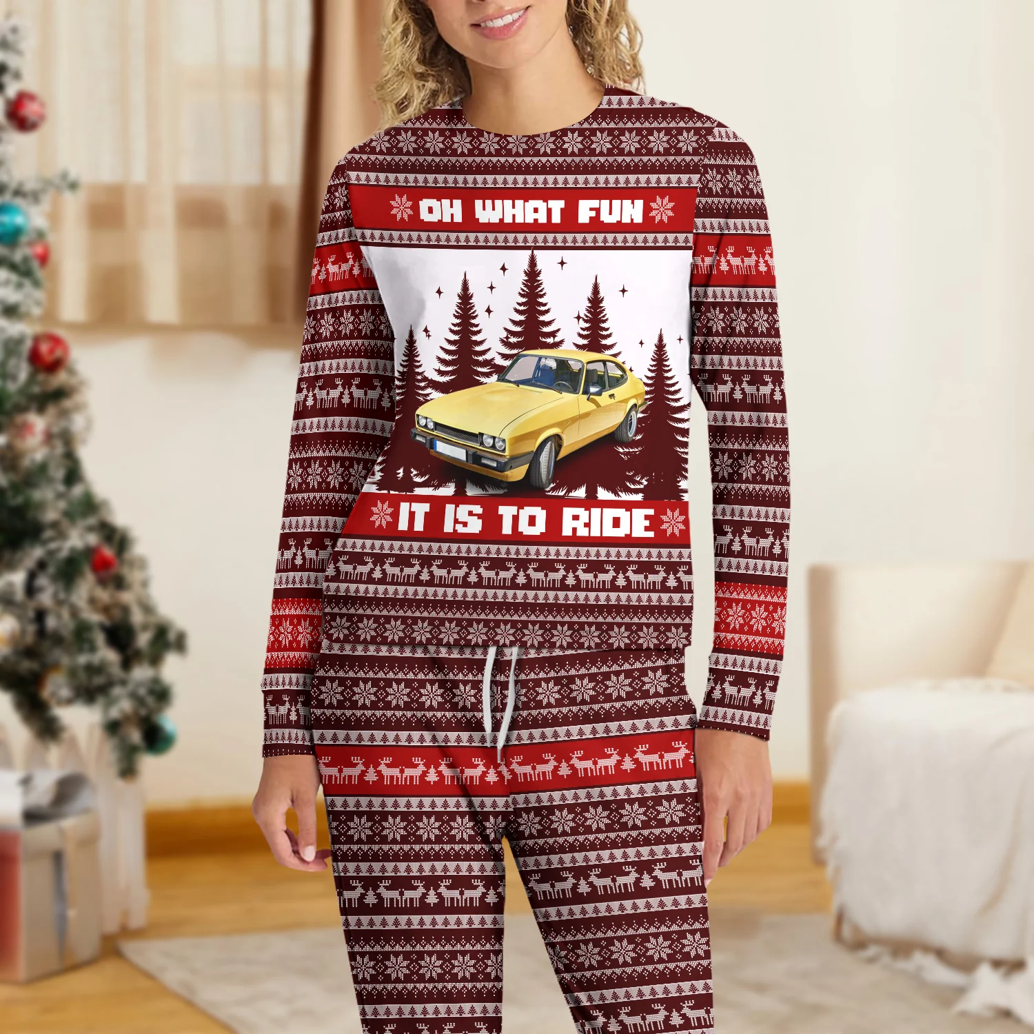 Custom Car Photo Oh What Fun It Is To Ride Sleepwear For Men, Car Lovers CH07 895624 - Image 7