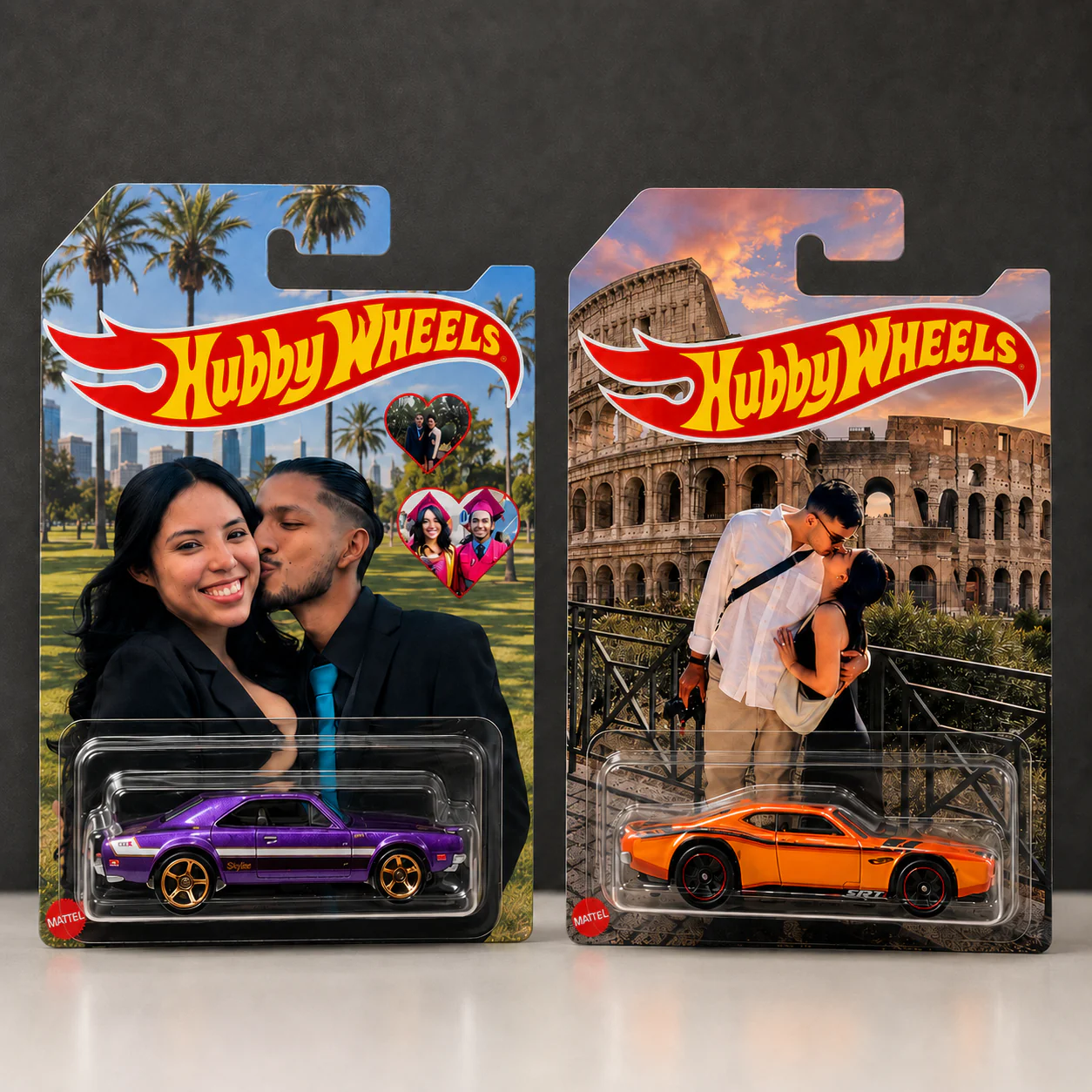 Custom Couple Photo Love Wheels Package, Customized Gift For Him For Husband, Boyfriend, Car Lover Gift CH07 911656 - Image 3