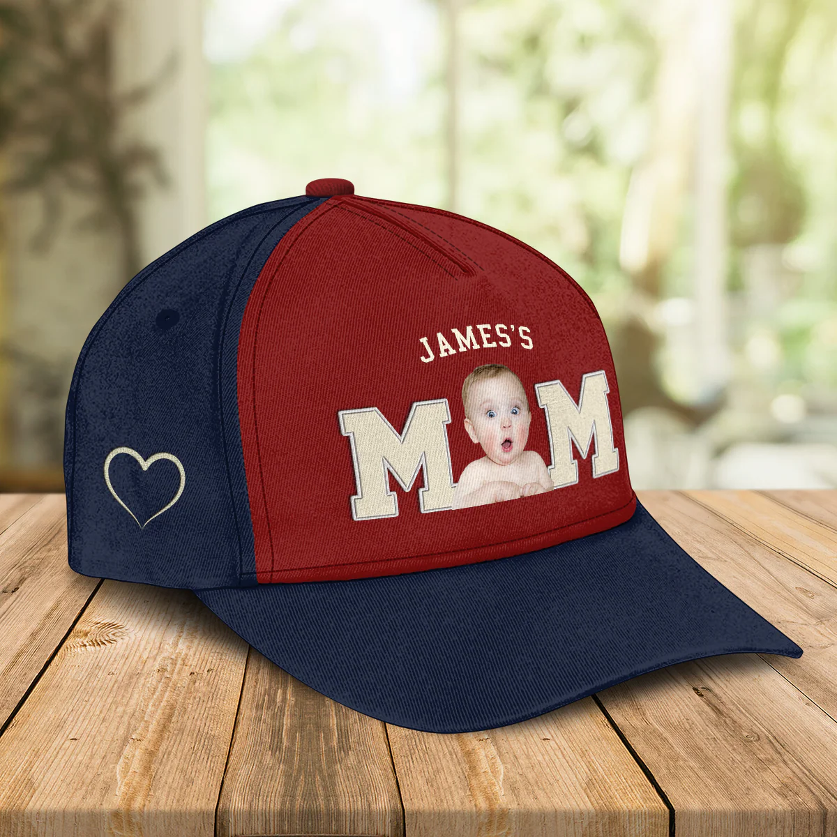 Custom Cute Kid Photo Embroidered Effect Classic Cap CH07 899324 - Image 5
