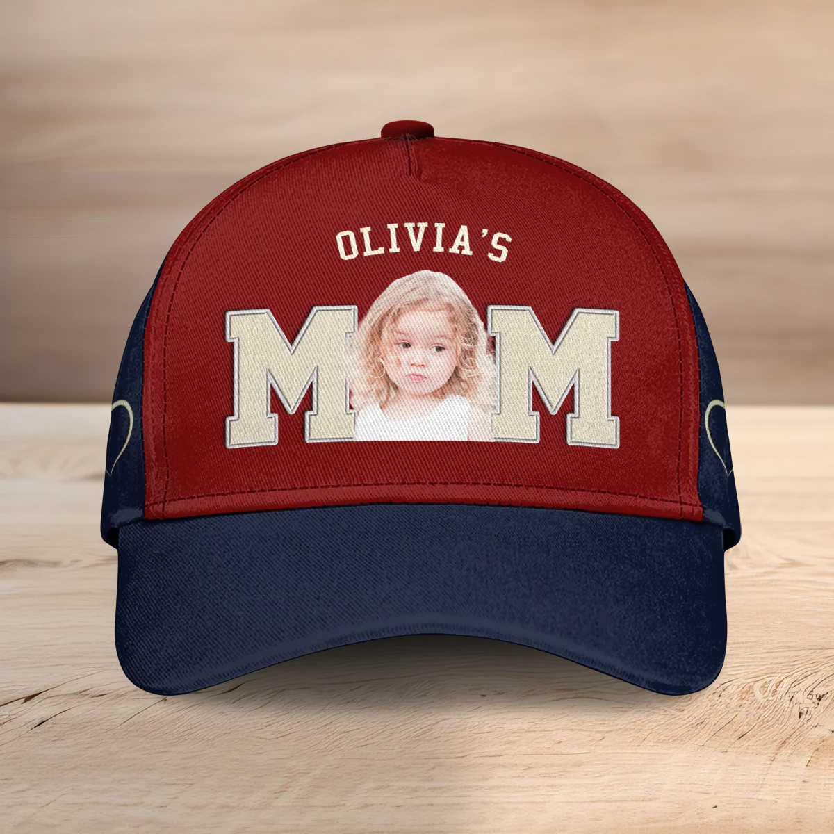 Custom Cute Kid Photo Embroidered Effect Classic Cap CH07 899324 - Image 6
