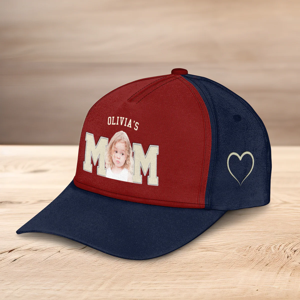 Custom Cute Kid Photo Embroidered Effect Classic Cap CH07 899324 - Image 8