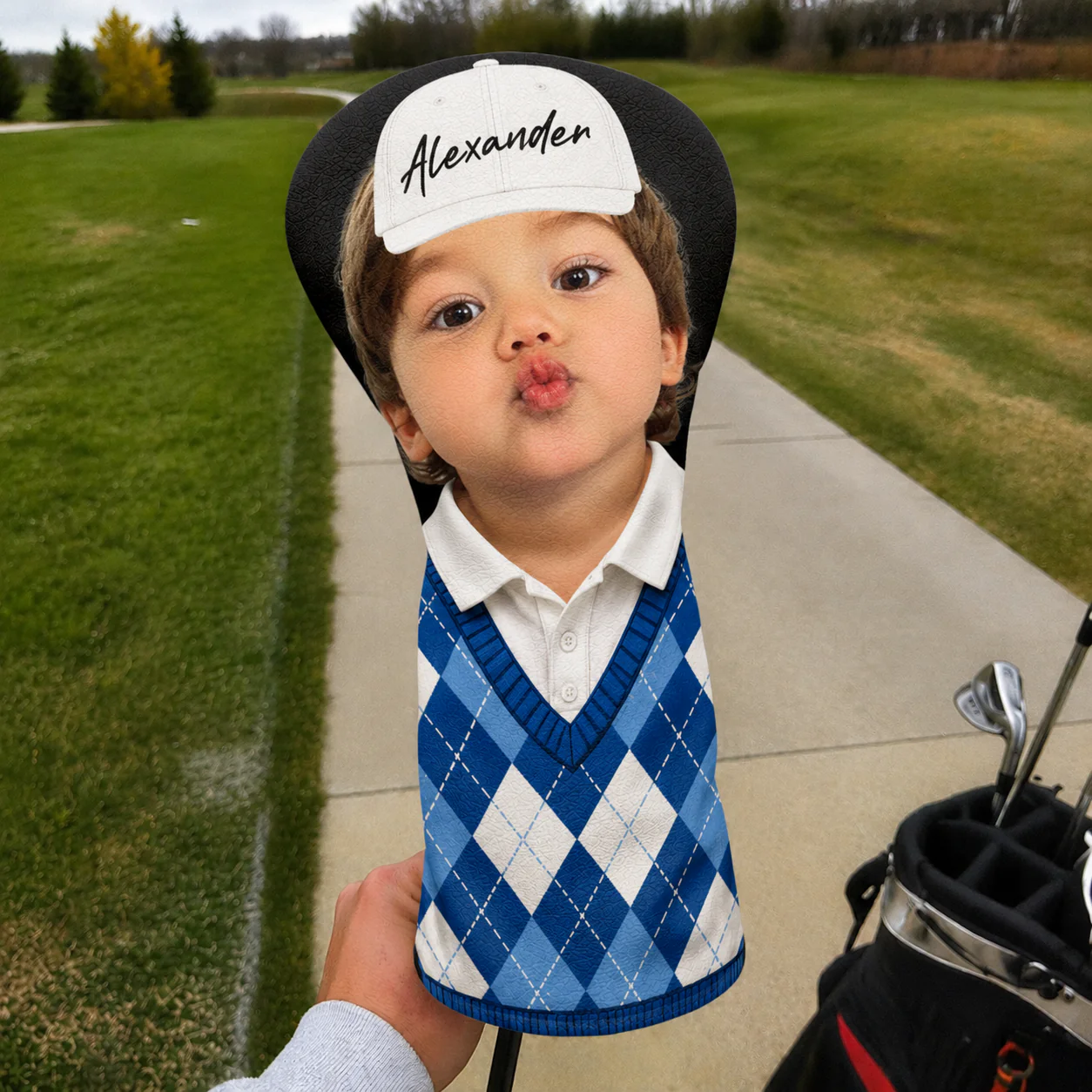 Custom Cute Kid Photo Golf Head Cover, Golf Club Cover - Gift For Golf Lovers CH07 911414 - Image 4