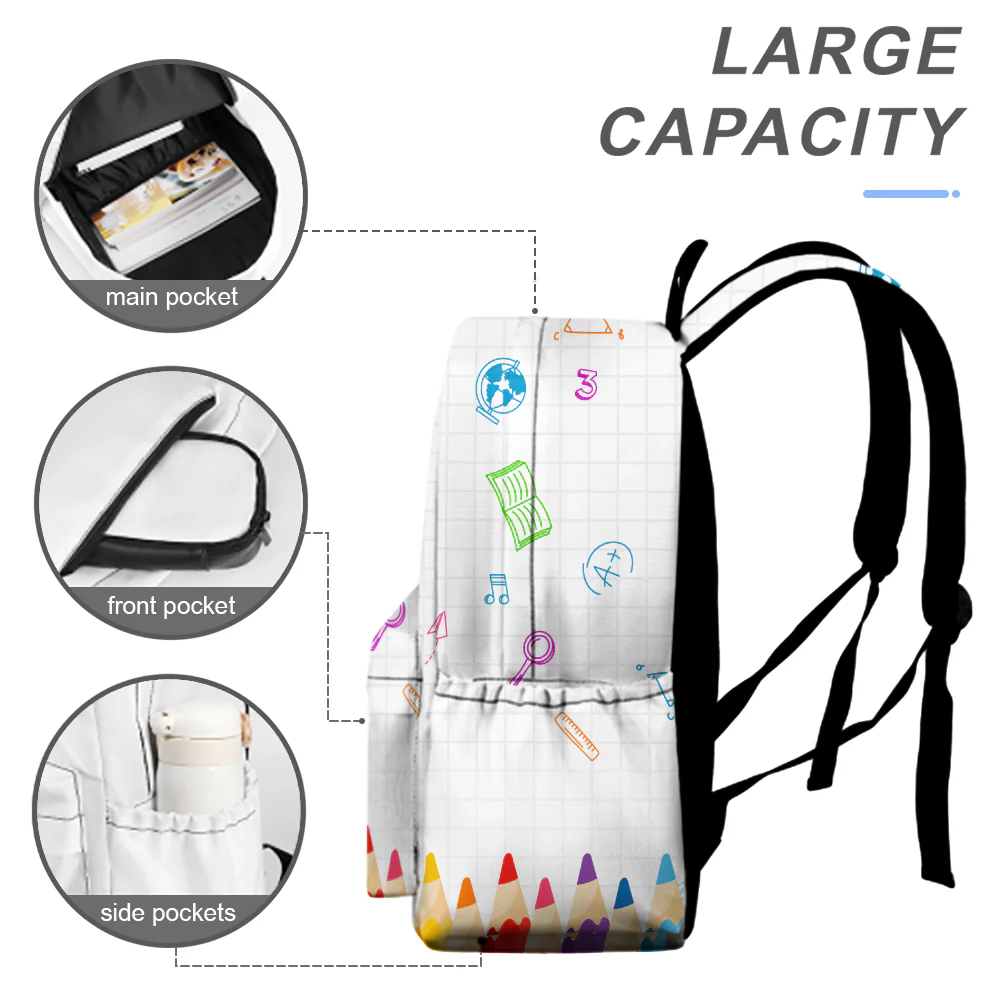 Custom Cute Kid Photo Hello School Backpack Back To School Gift CH07 896068 - Image 7