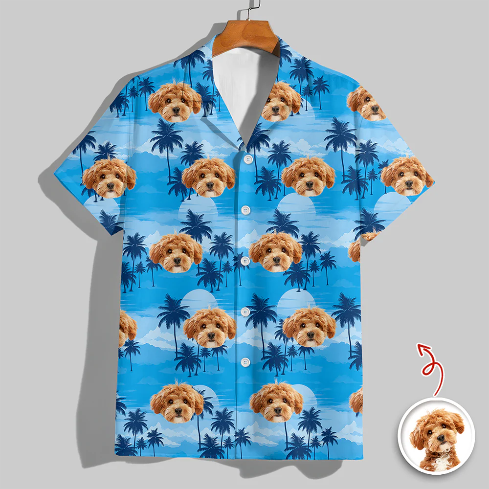 Custom Dog Face Hawaiian Shirt For Summer Holiday Dog Dad Gift CH07 911378 - Image 7