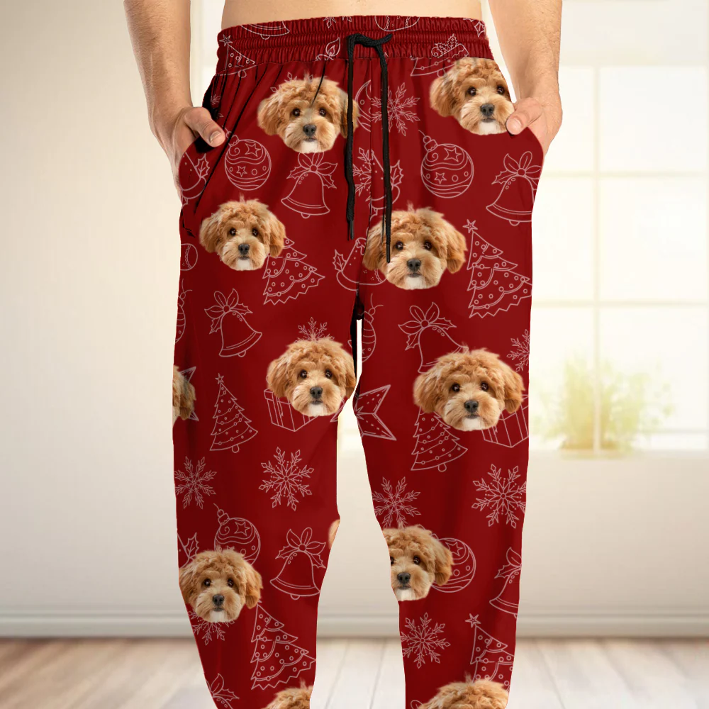 Custom Dog Photo Christmas Sweatpants Christmas Gift For Pet Lovers CH07 896450 - Image 10