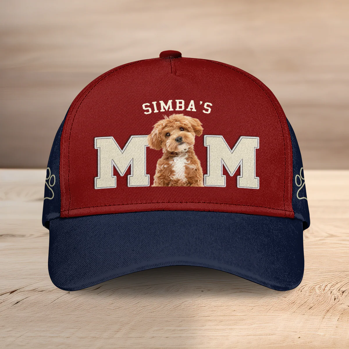 Custom Dog Photo Embroidered Effect Classic Cap Personalized Dog Mom Dog Dad Gifts CH07 899342 - Image 2