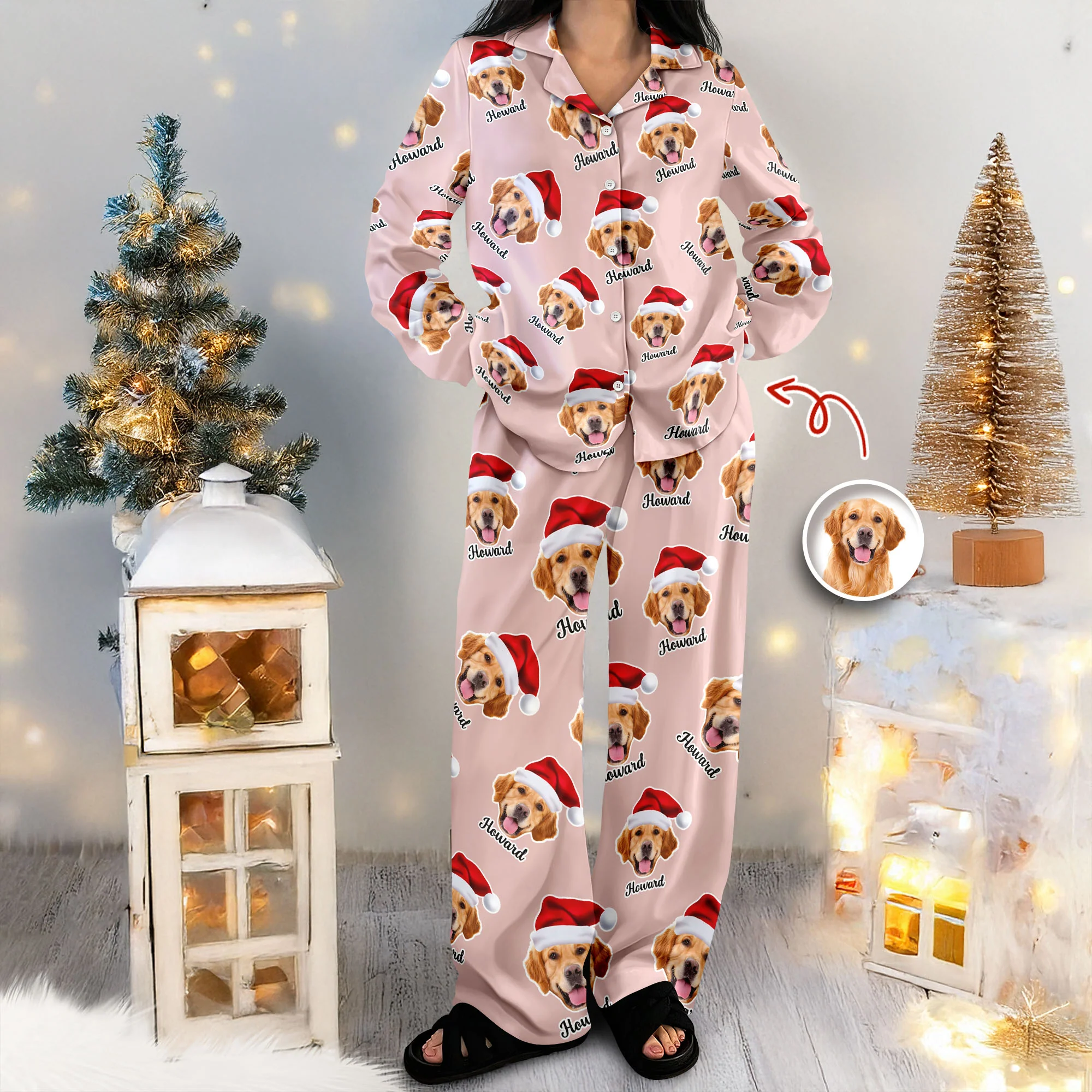 Custom Dog Photo Personalized Cute Puppy Pajamas CH07 899670 - Image 5