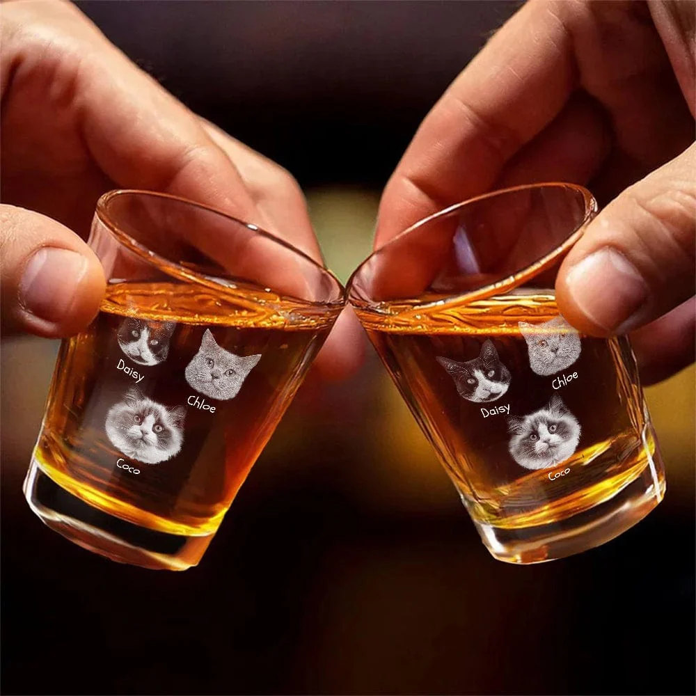 Custom Face Dog Cat Engraved Shot Glass Gift For Dog Lovers Cat Lovers HA75 895108 - Image 3