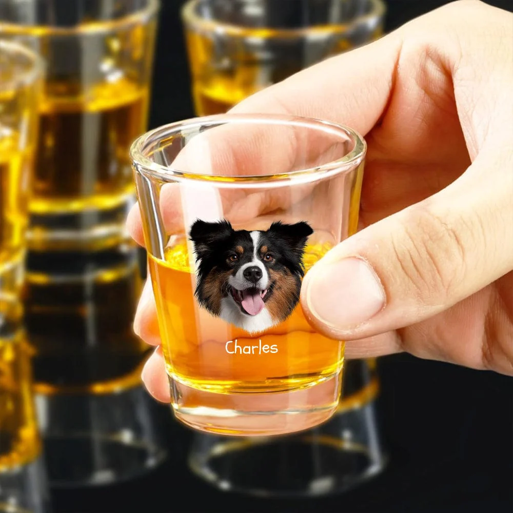 Custom Face Dog Cat Print Shot Glass Gift For Dog Lovers Cat Lovers HA75 895106 - Image 2