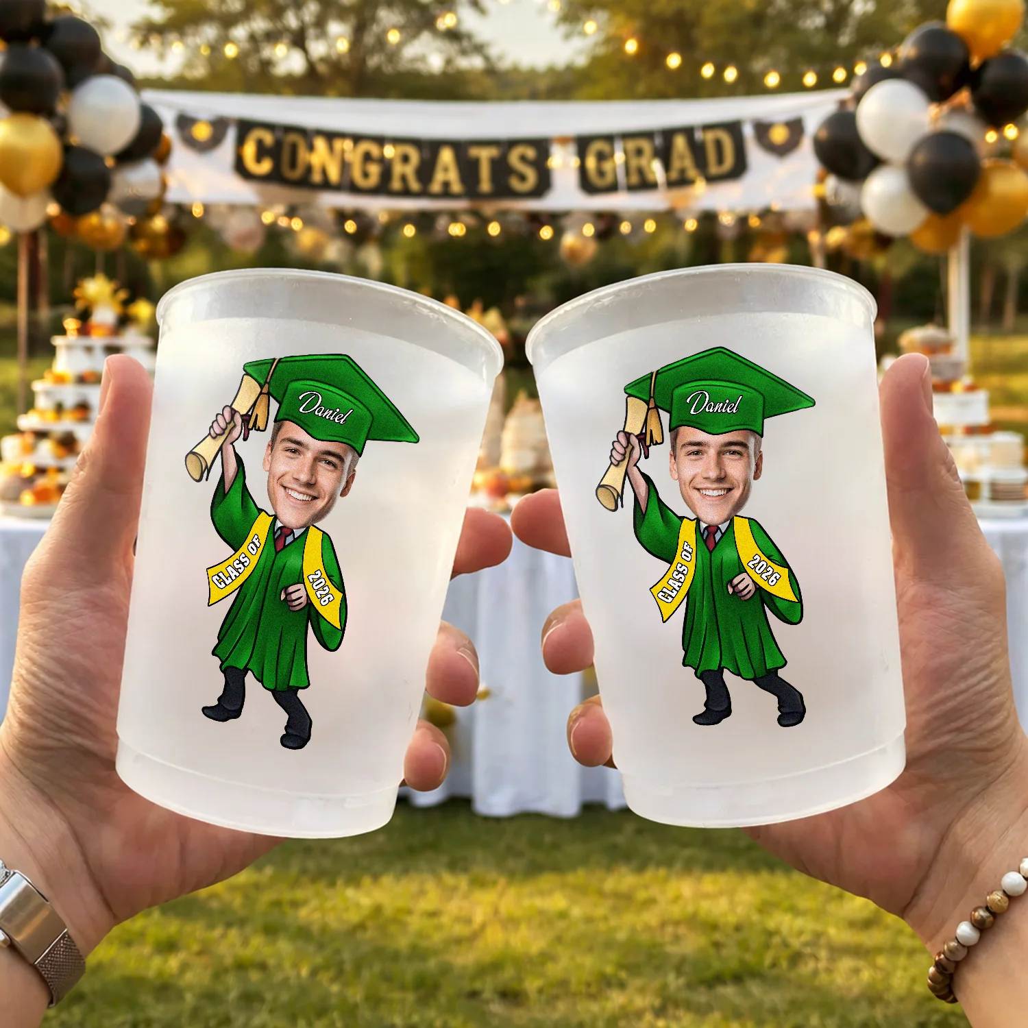 Custom Funny Photo Graduate Personalized Class of 2026 Day Cups CH07 911218 - Image 3