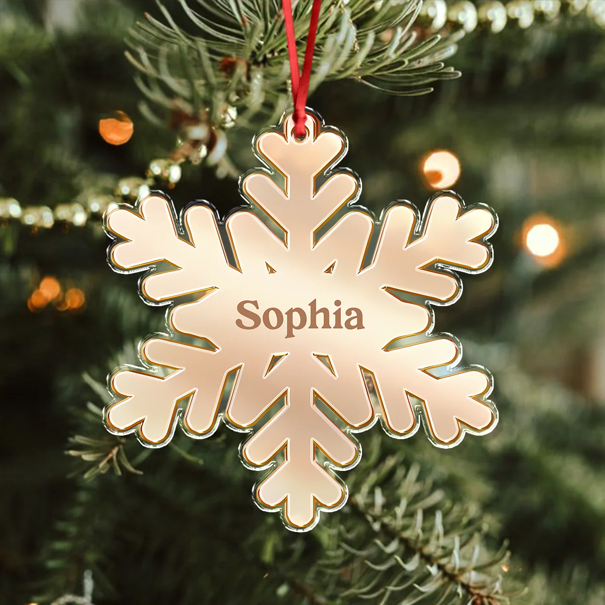 Custom Name Acrylic Ornament - Personalized Christmas Birthday Gifts For Mom, Dad, Kids CH07 899278 - Image 3