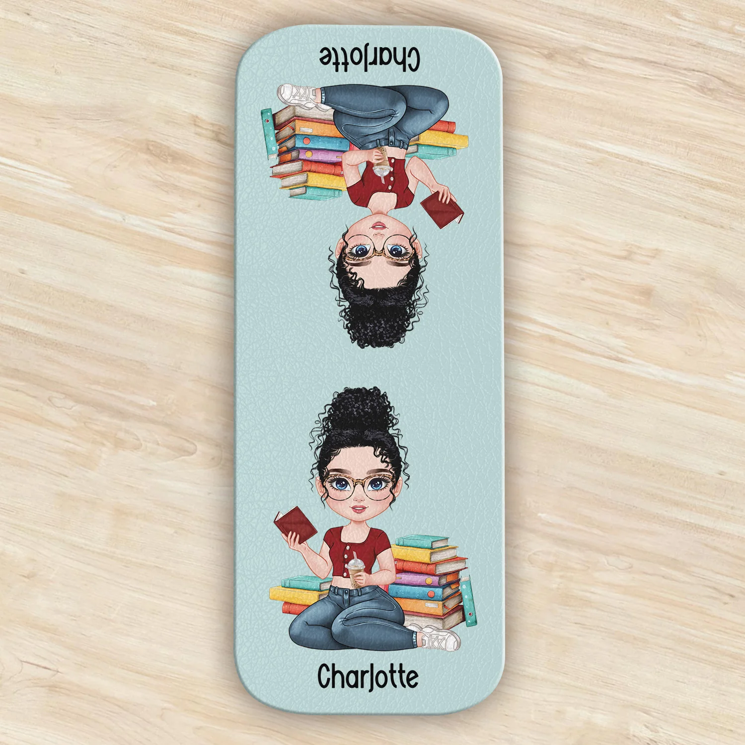 Custom Name Personalized Magnetic Leather Bookmark gift for Book Lovers CH07 899532 - Image 6