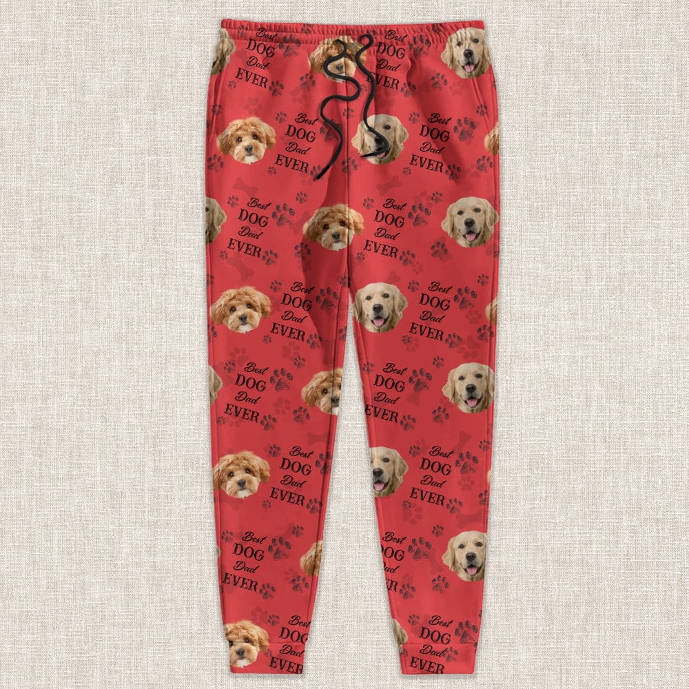 Custom Pet Photo Best Dog Dad Mom Ever, Best Fur Dad Mom Ever Sweatpants - Dog Lovers Gifts HA75 895034 - Image 7