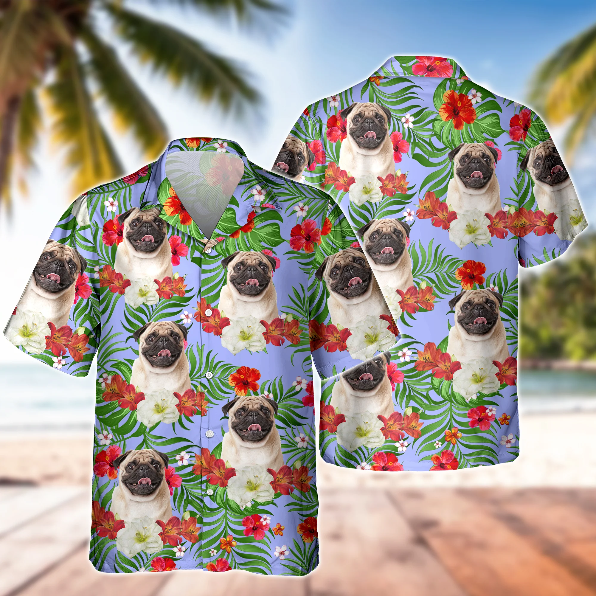 Custom Photo Aloha Dog Cat - Personalized Hawaiian Shirt Summer Gift CH07 896122 - Image 7