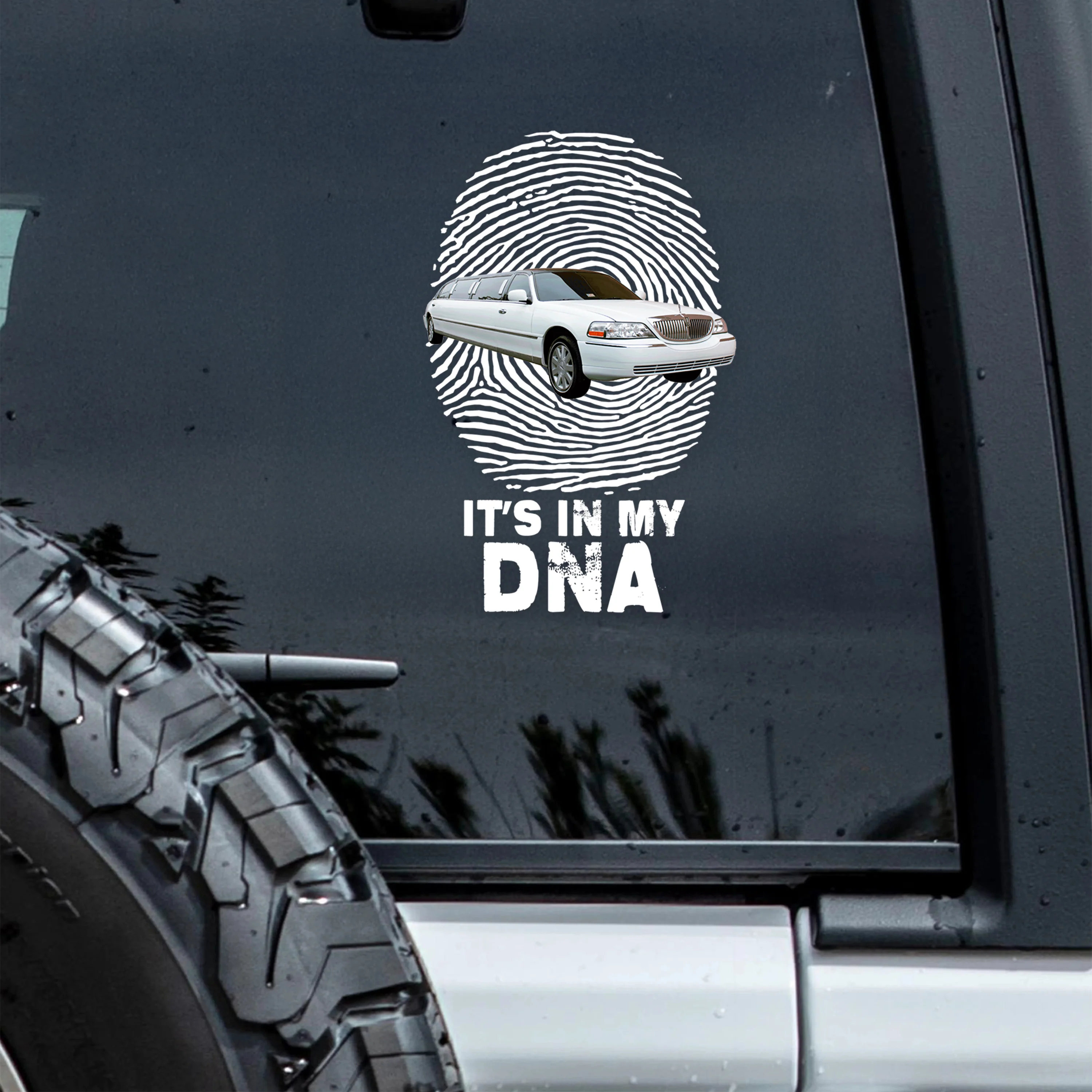 Custom Photo Car Is My DNA Car Window Decal Sticker CH07 899994 - Image 2